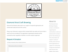 Tablet Screenshot of diamondknotbrewery.requestitem.com