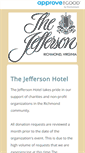 Mobile Screenshot of jeffersonhotel.requestitem.com