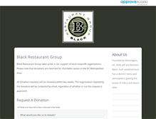 Tablet Screenshot of blackrestaurantgroup.requestitem.com
