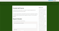 Desktop Screenshot of presidiogolf.requestitem.com