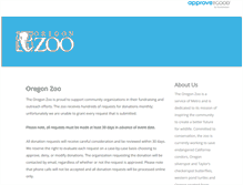 Tablet Screenshot of oregonzoo.requestitem.com