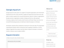 Tablet Screenshot of georgiaaquarium.requestitem.com